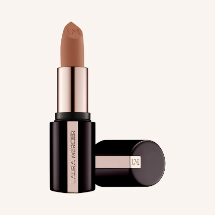 Rouge à lèvres Laura Mercier teinte Nude Sateen, fini satiné nude