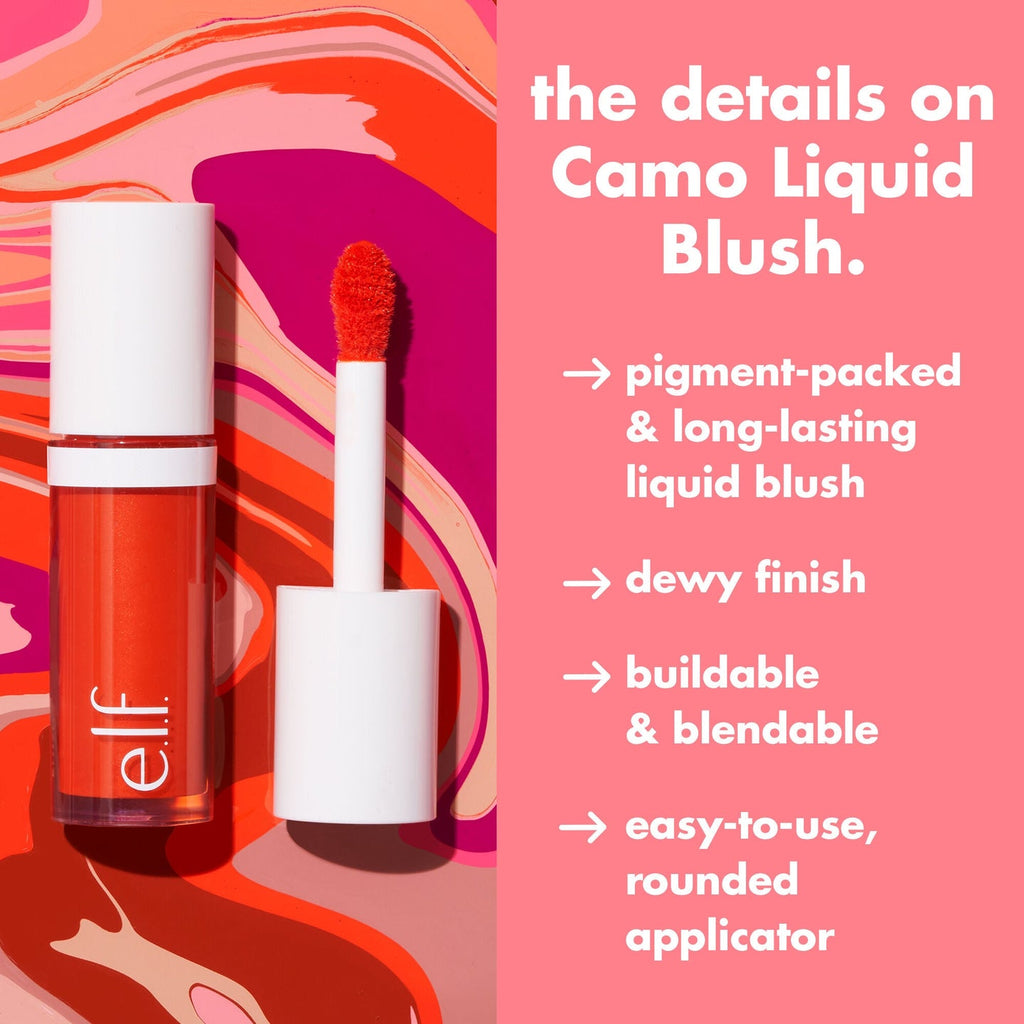 Blush liquide longue tenue e.l.f. Camo – Copper Etiquette