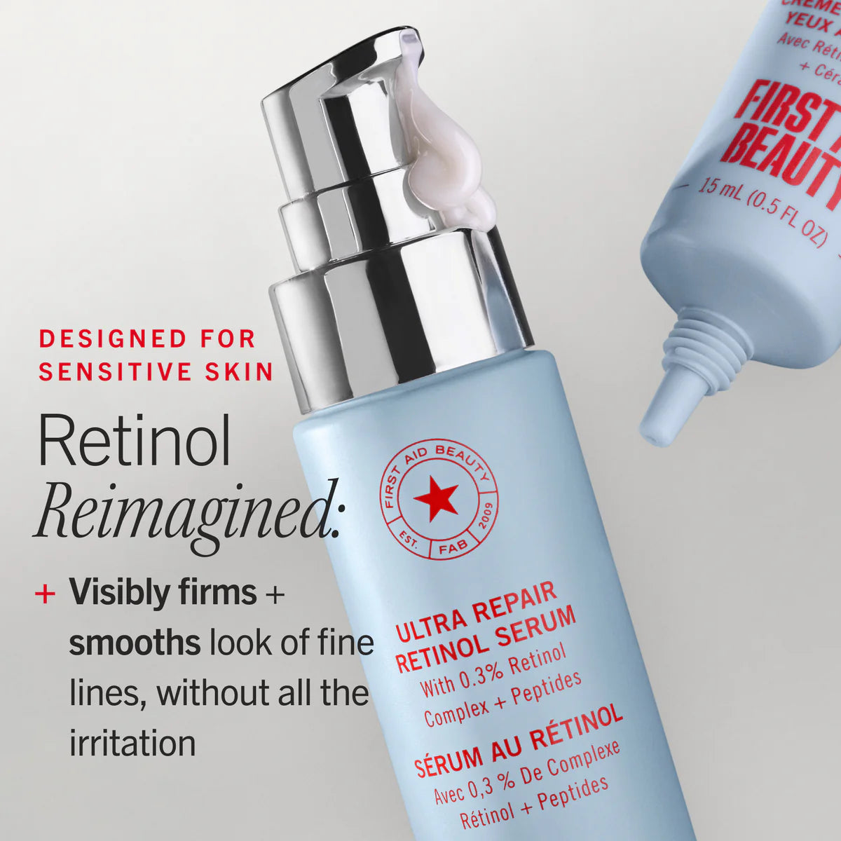 Crème contour des yeux au rétinol First Aid Beauty Ultra Repair (15 ml)