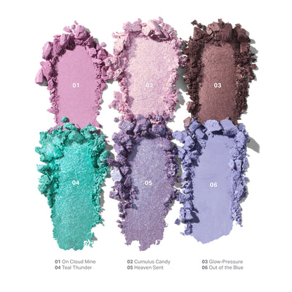 Morphe Cloudscape 6-Pan Eyeshadow Palette | Palette de 6 fards à paupières Cloudscape