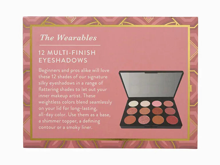 Palette de fards à paupières Laura Geller The Wearables – 12 teintes
