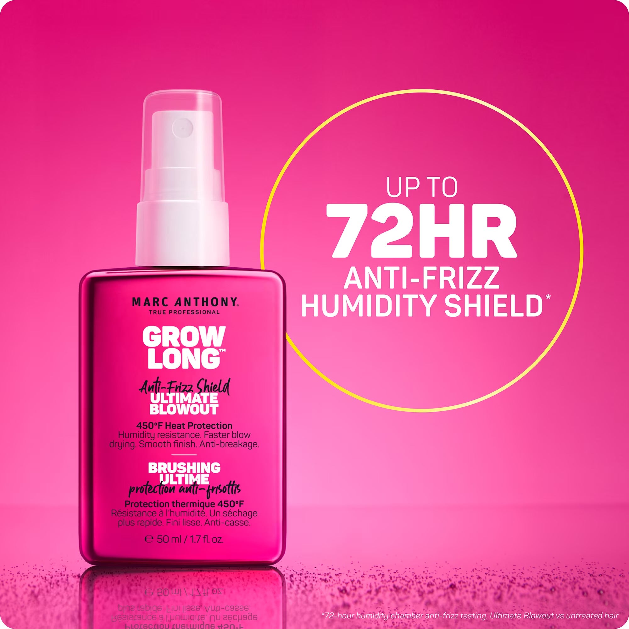 Spray protecteur thermique anti-frisottis Marc Anthony Grow Long (50 ml)