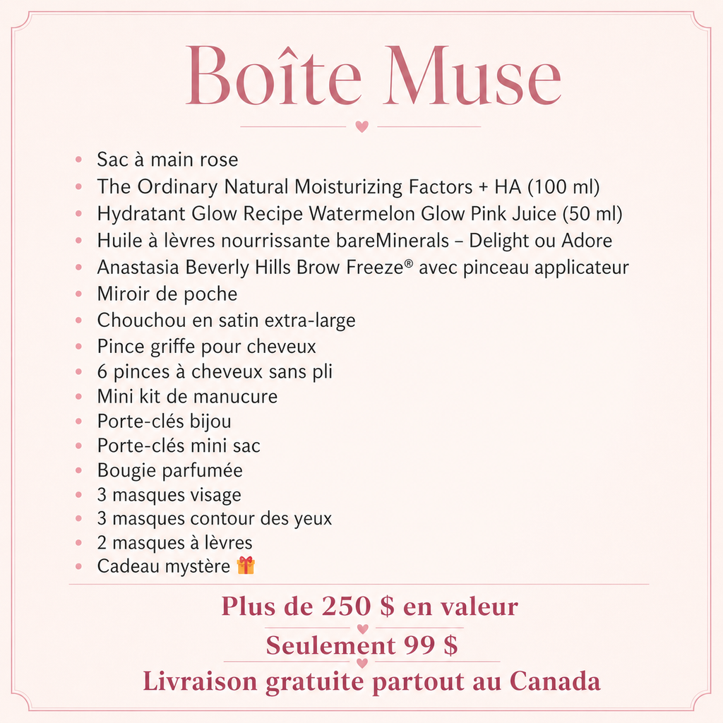 Muse – Coffret Self Care Soins de Peau & Maquillage