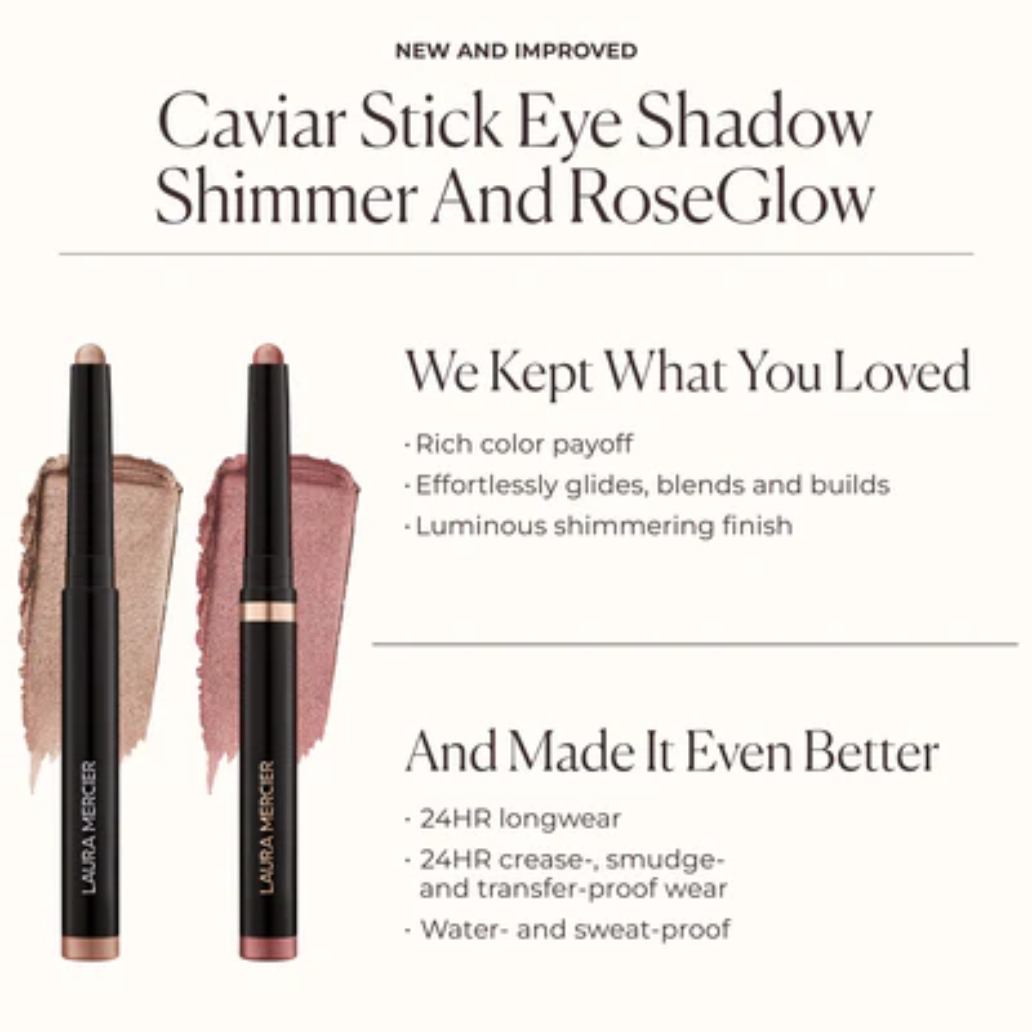 Bâton de fard à paupières Laura Mercier Caviar Stick – Forbidden Rose