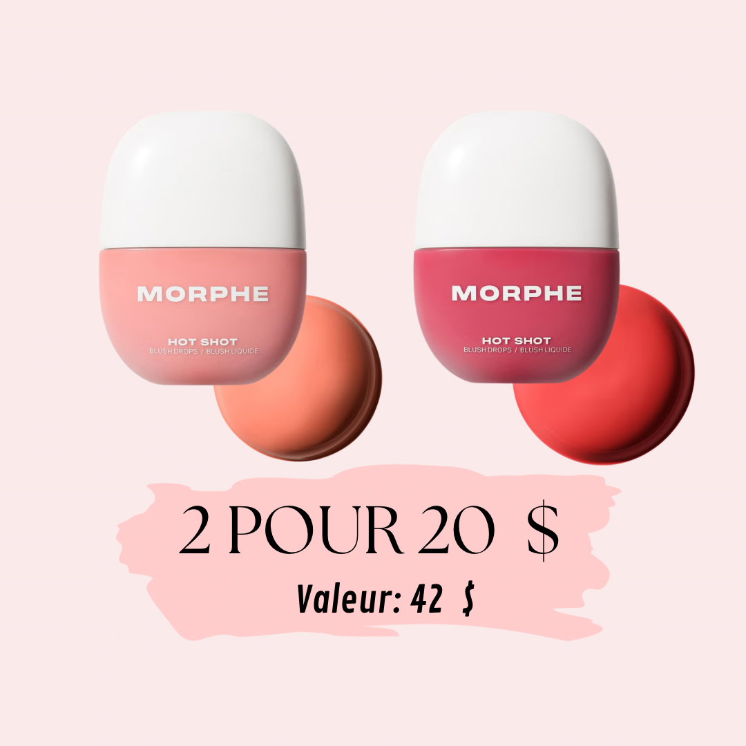 Morphe Hot Shot Blush Duo | 2 pour 20 $