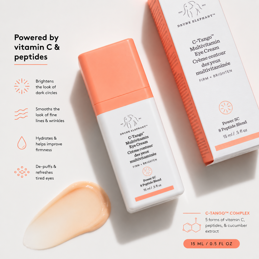 Crème contour des yeux multivitaminée Drunk Elephant C-Tango™ – 15 ml