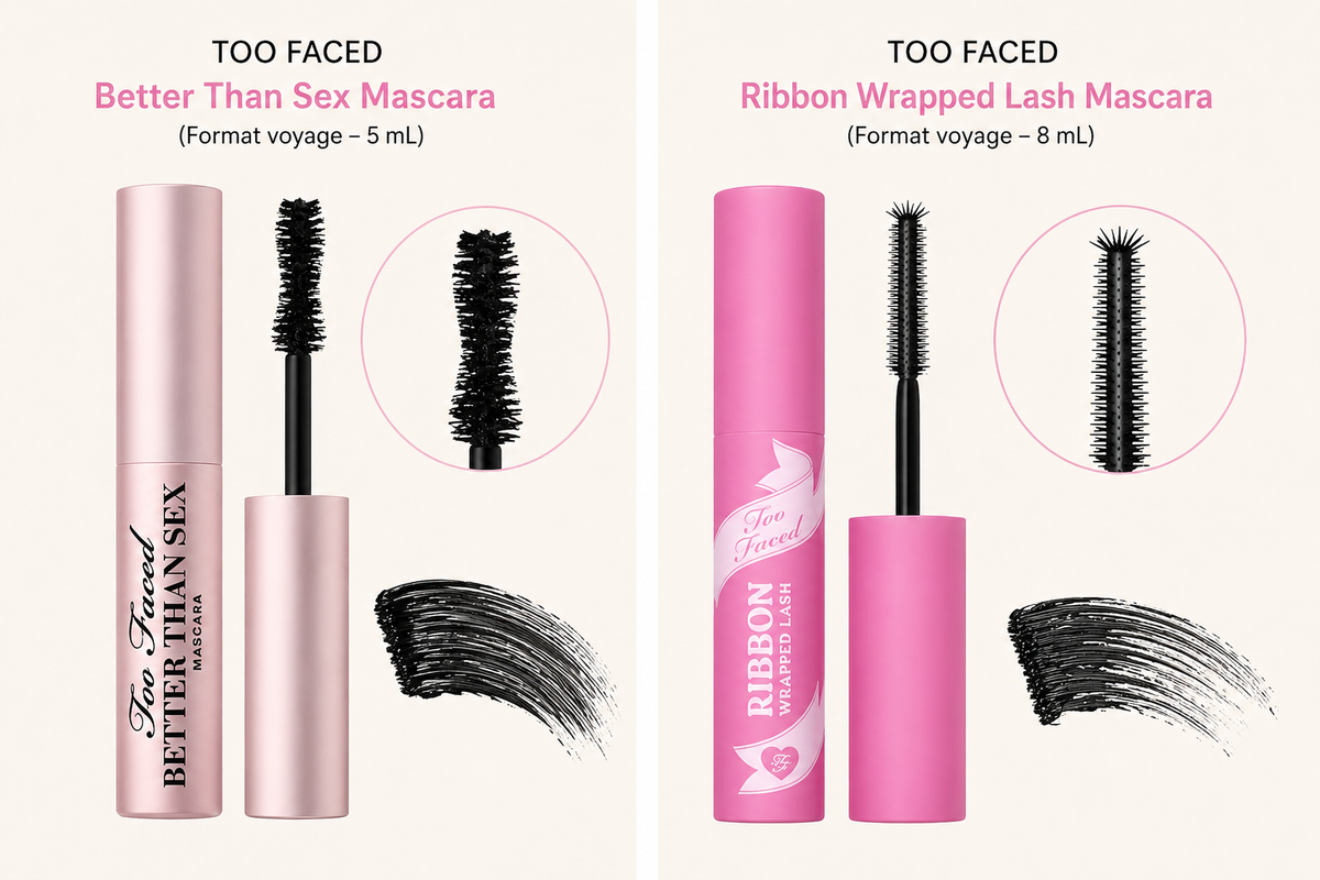 Duo de mascaras Too Faced Storybook Lashes – Format voyage