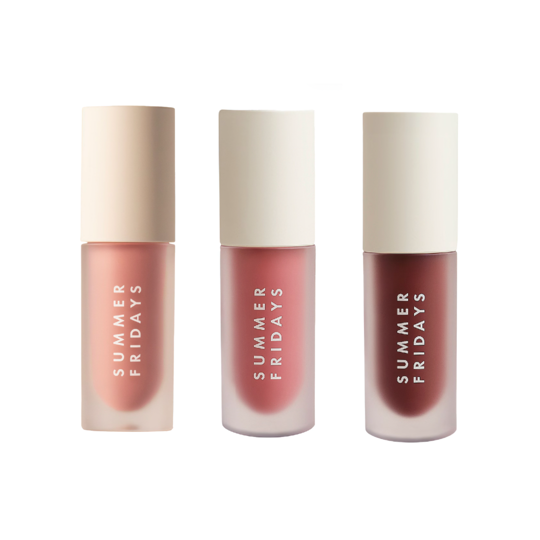 Summer Fridays Lip Oil Trio | Trio de 3 huiles à lèvres
