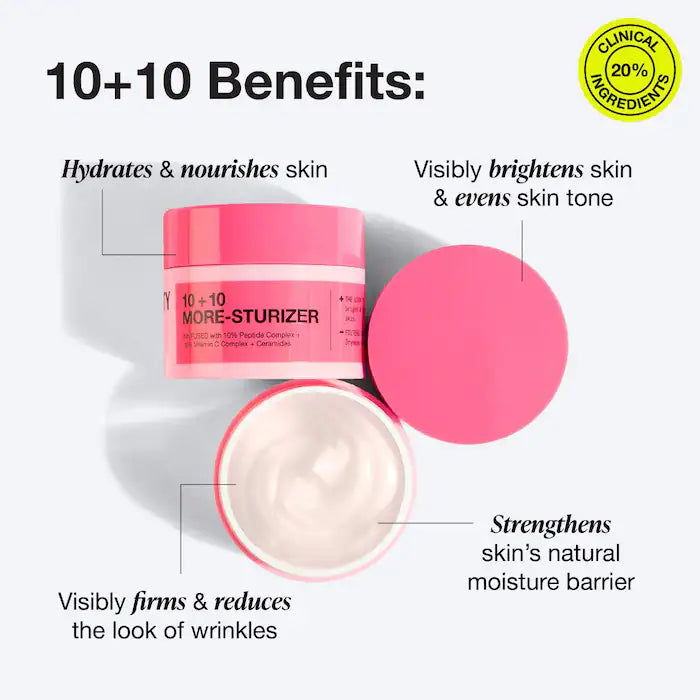 Crème hydratante 10+10 More-Sturizer INNBEAUTY PROJECT (50 ml)