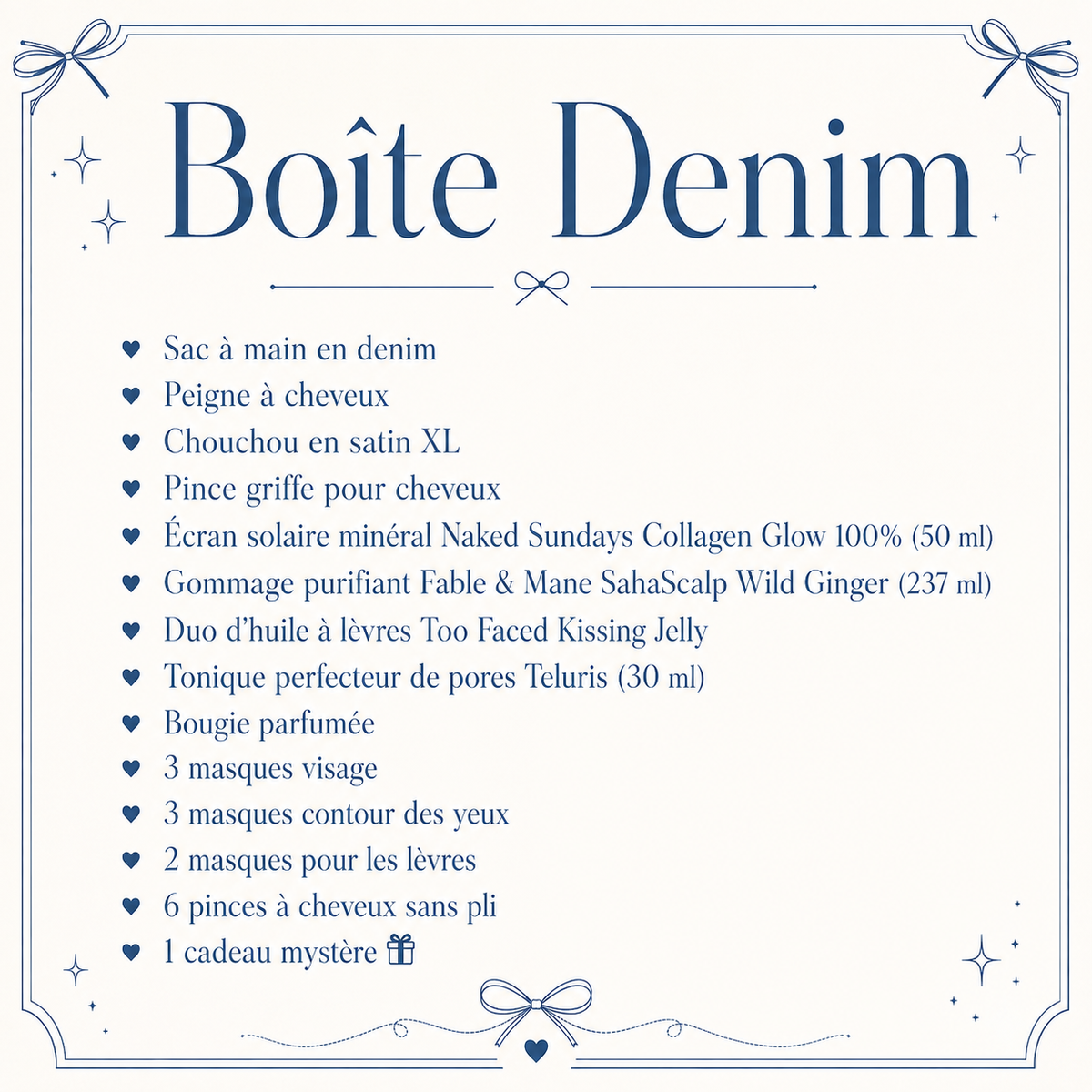 Denim-A – Coffret Self Care Édition Limitée