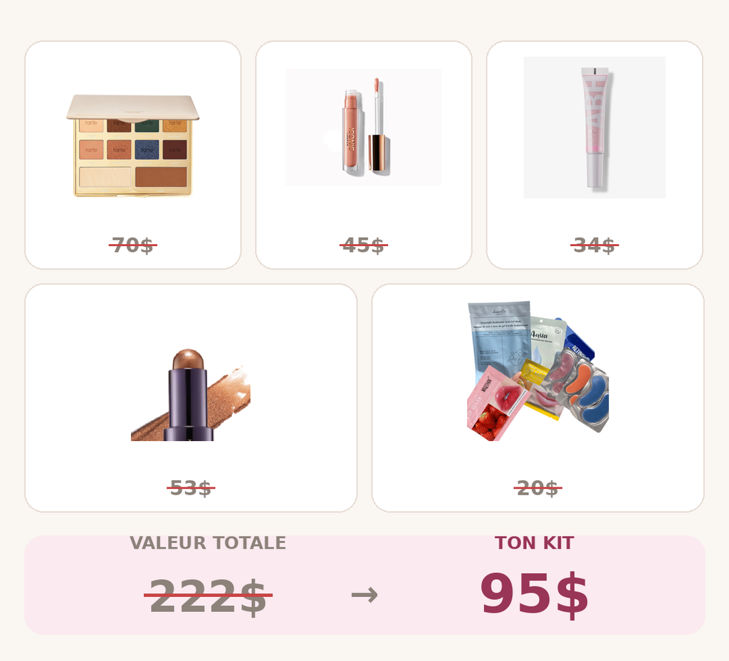Tarte • ICONIC London • Kevyn Aucoin • Anastasia Beverly Hills