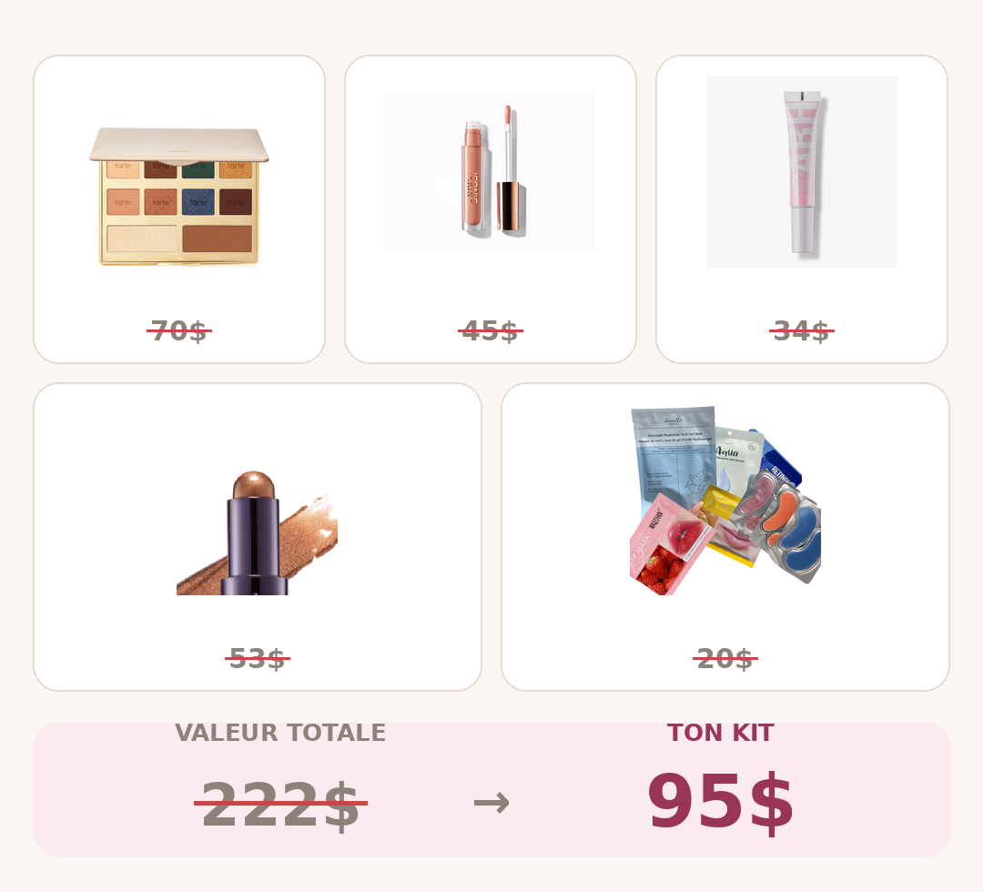 Tarte • ICONIC London • Kevyn Aucoin • Anastasia Beverly Hills
