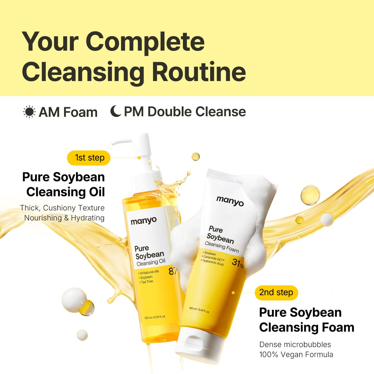 Nettoyant moussant visage ma:nyo Pure & Deep Cleansing Foam